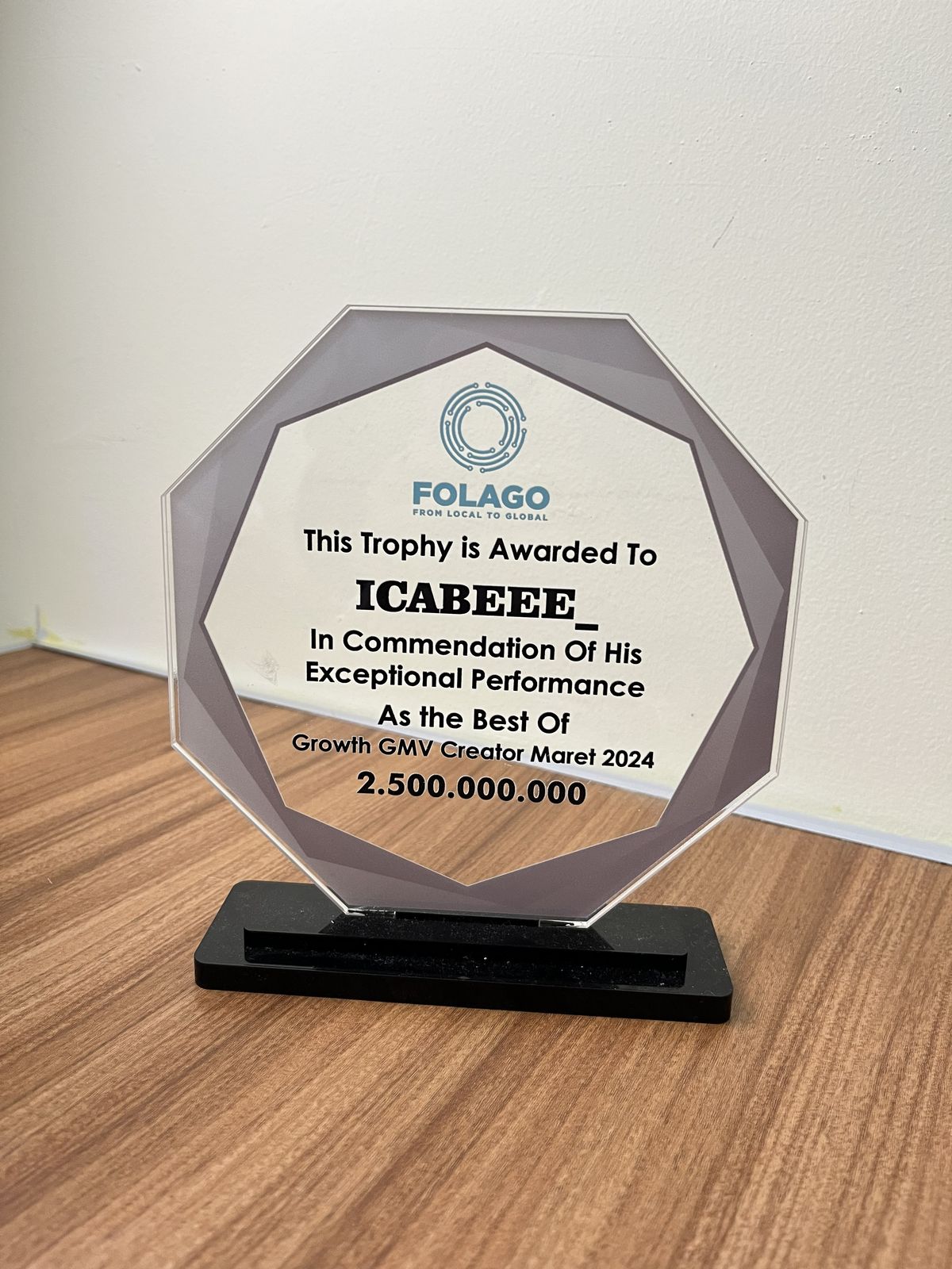Plakat FOLAGO Best Growth GMV Creator